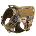 Tactical Dog Harness & Leash Set - Military Style for Large Dogs, German Shepherd & Malinois Training/Walking