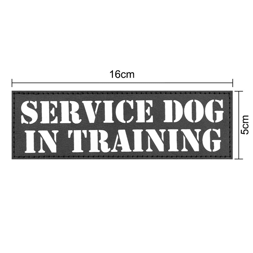 1 Piece Tactical Patch Bundle For Dog Vest Harness Collar Personalized Patches Tags Sticker Label Custom Name ID Service Dog