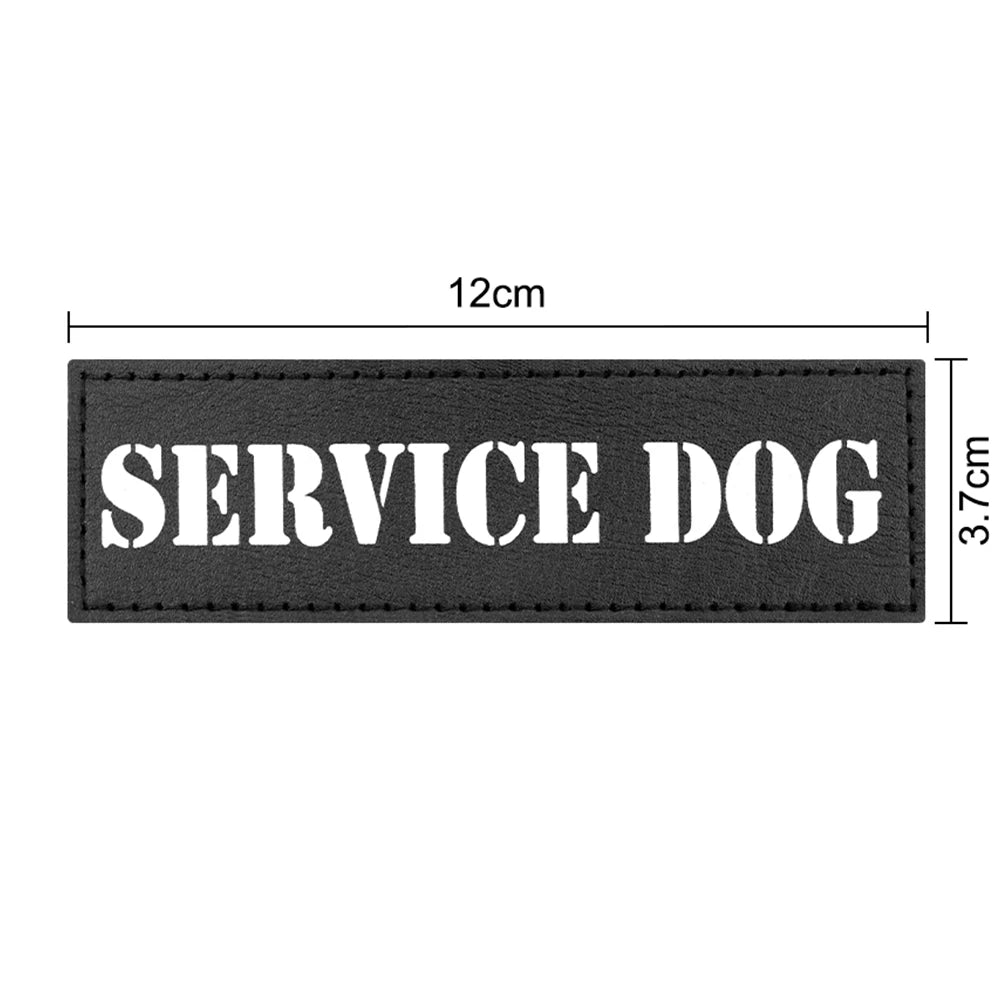 1 Piece Tactical Patch Bundle For Dog Vest Harness Collar Personalized Patches Tags Sticker Label Custom Name ID Service Dog